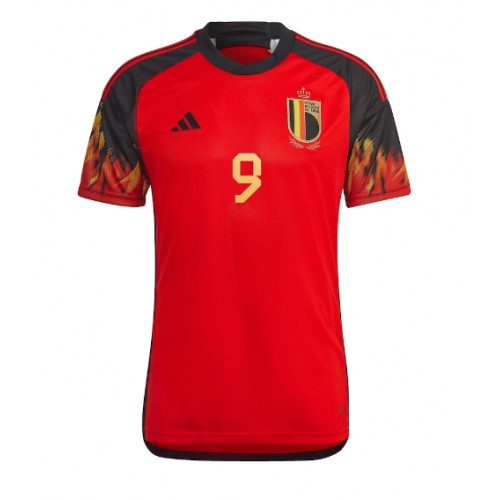 Belgia Romelu Lukaku #9 Hjemmedrakt VM 2022 Kortermet Belgia Romelu Lukaku #9 Hjemmedrakt VM 2022 Kortermet